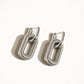 Kate 18K Non-Tarnish Double Chain Hoop Earring