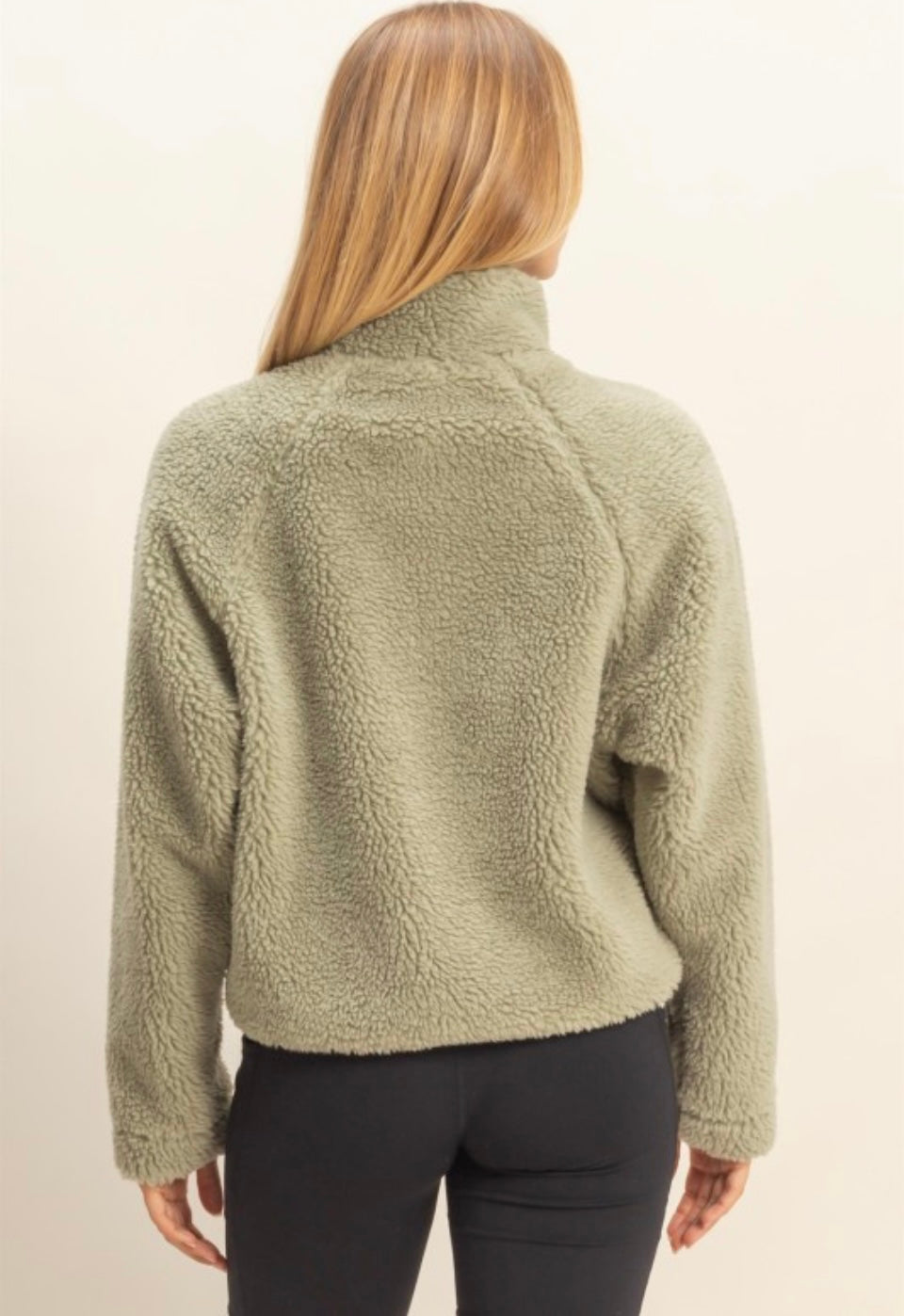 Cozy Sherpa Half Snap Jacket