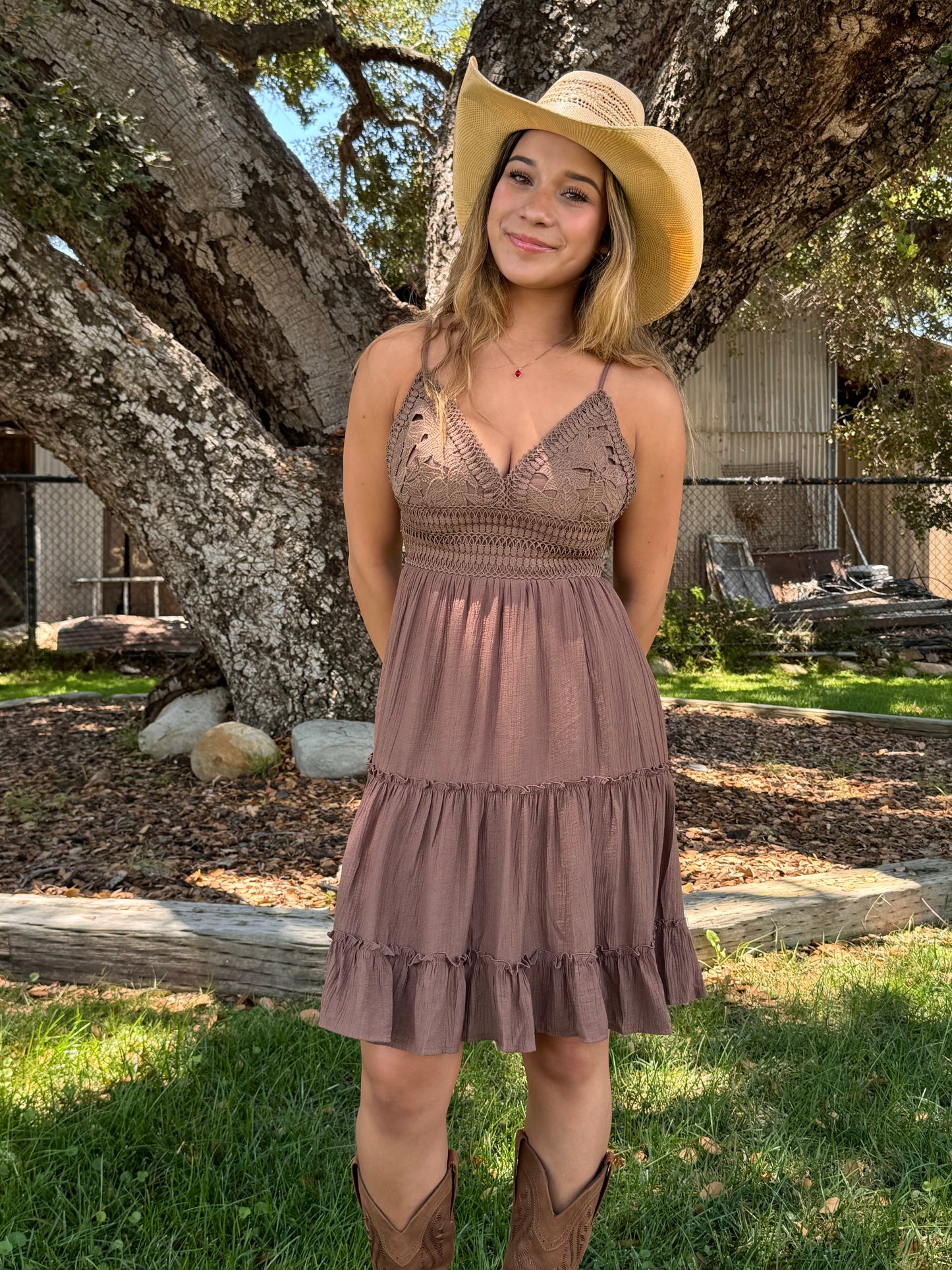 Julia Tie Back Dress (final Sale)