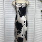 Cow Print Slip Dress