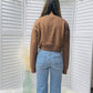 Cropped Fleece Sweatshirt (final sale)