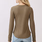 Ribbed Crew Neck