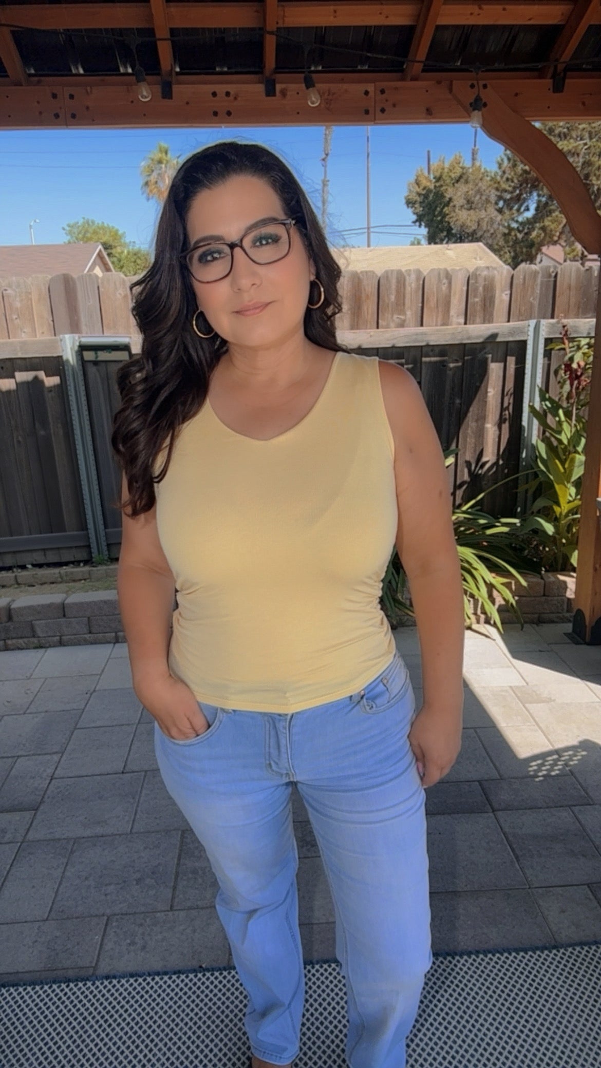 Terry Round Neck Tank