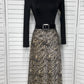 Animal Print Skirt