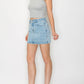 Snow Wash Mini Skirt