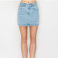 Snow Wash Mini Skirt