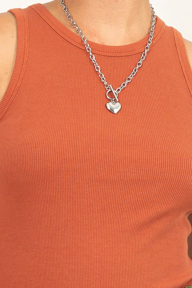 Basic Ribbed Tank (Final Sale)
