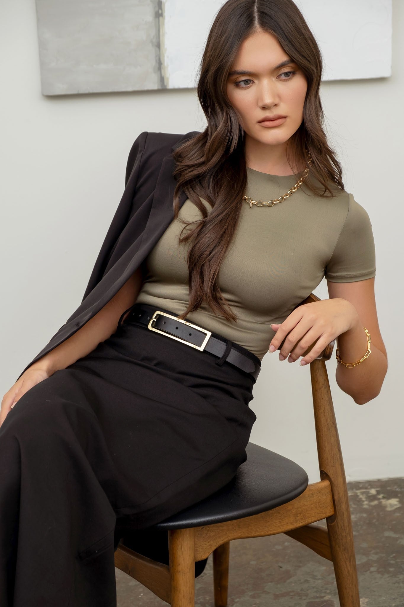 Round Neck Body suit (Final sale)