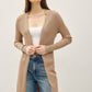 LONG RIBBED DUSTER OPEN
CARDIGAN