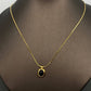 Dax 18K Gold Non-Tarnish Natural Stone Necklace