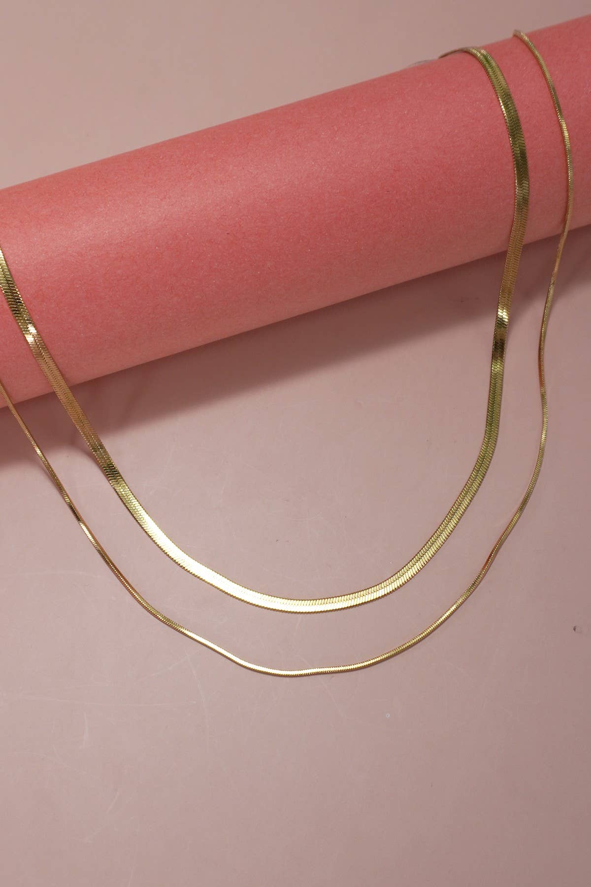 Alice 18k STAINLESS STEEL TARNISH FREE  MULTI LAYER NECKLACE Silver or Gold