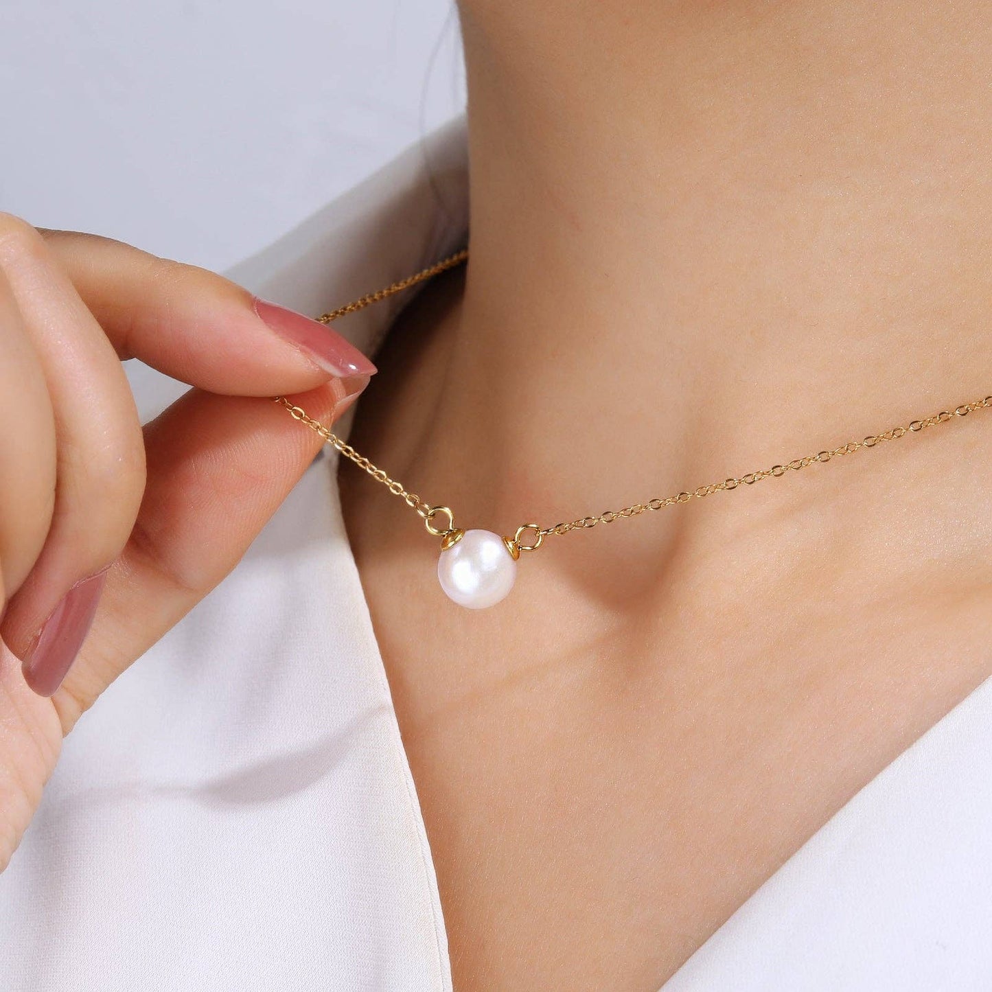 8 MM Freshwater Pearl Necklace