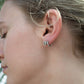 18K Gold PVD Stainless Steel Knot Stud Earrings: Stainless