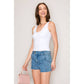 Double Layer Top with Scoop Neckline