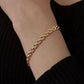 18K STAINLESS STEEL TARNISH FREE CUBAN BRACELET GOLD
