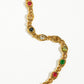 Alba Colored Cubic Zirconia Necklace, Bracelet: Multi-Colored / Necklace