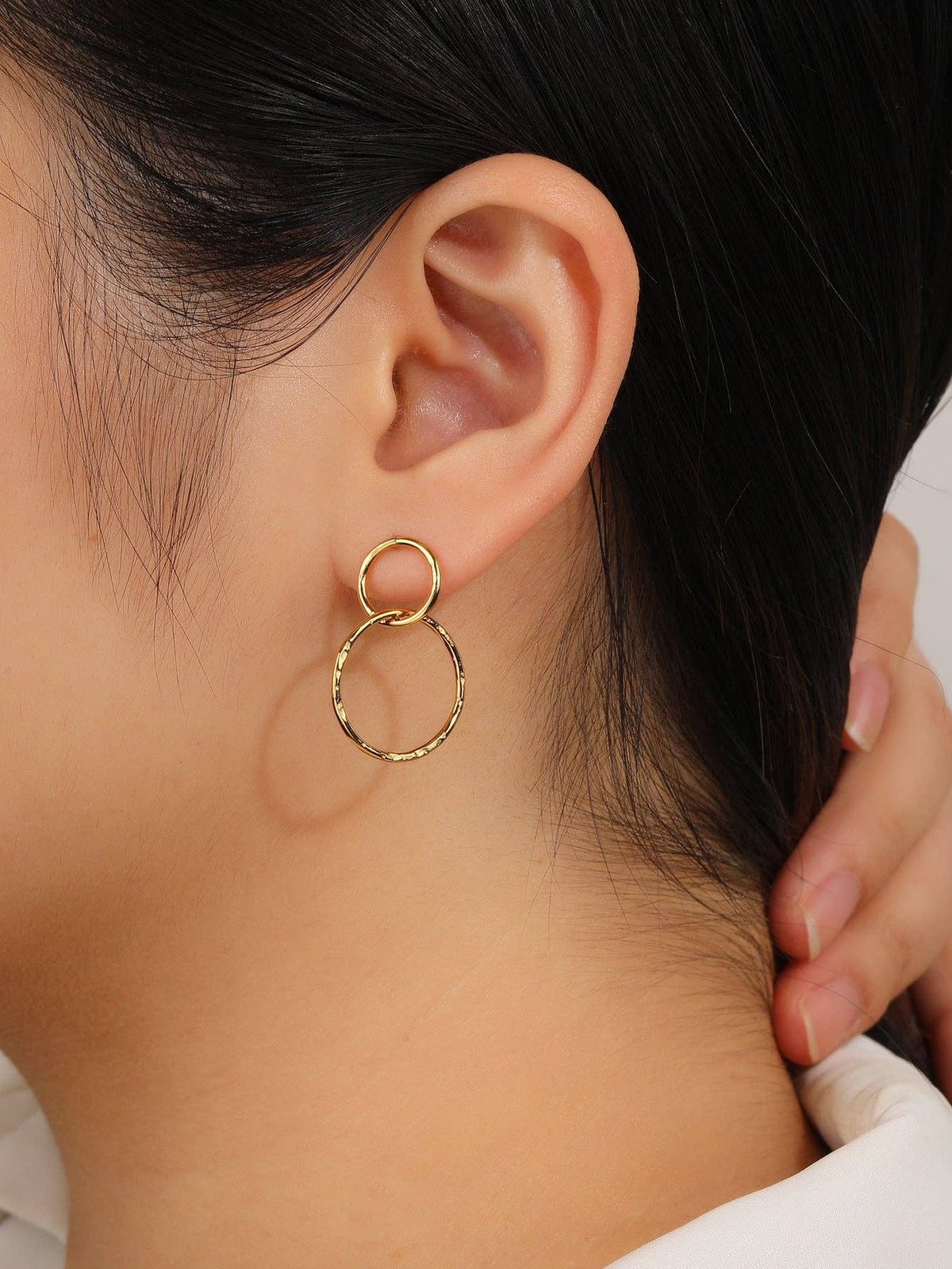 Double Circle Earrings