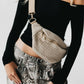 Susie Suede Bum Bag: Black