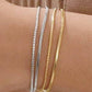 18K STAINLESS STEEL TARNISH FREE LAYERED BRACELET GOLD or Silver