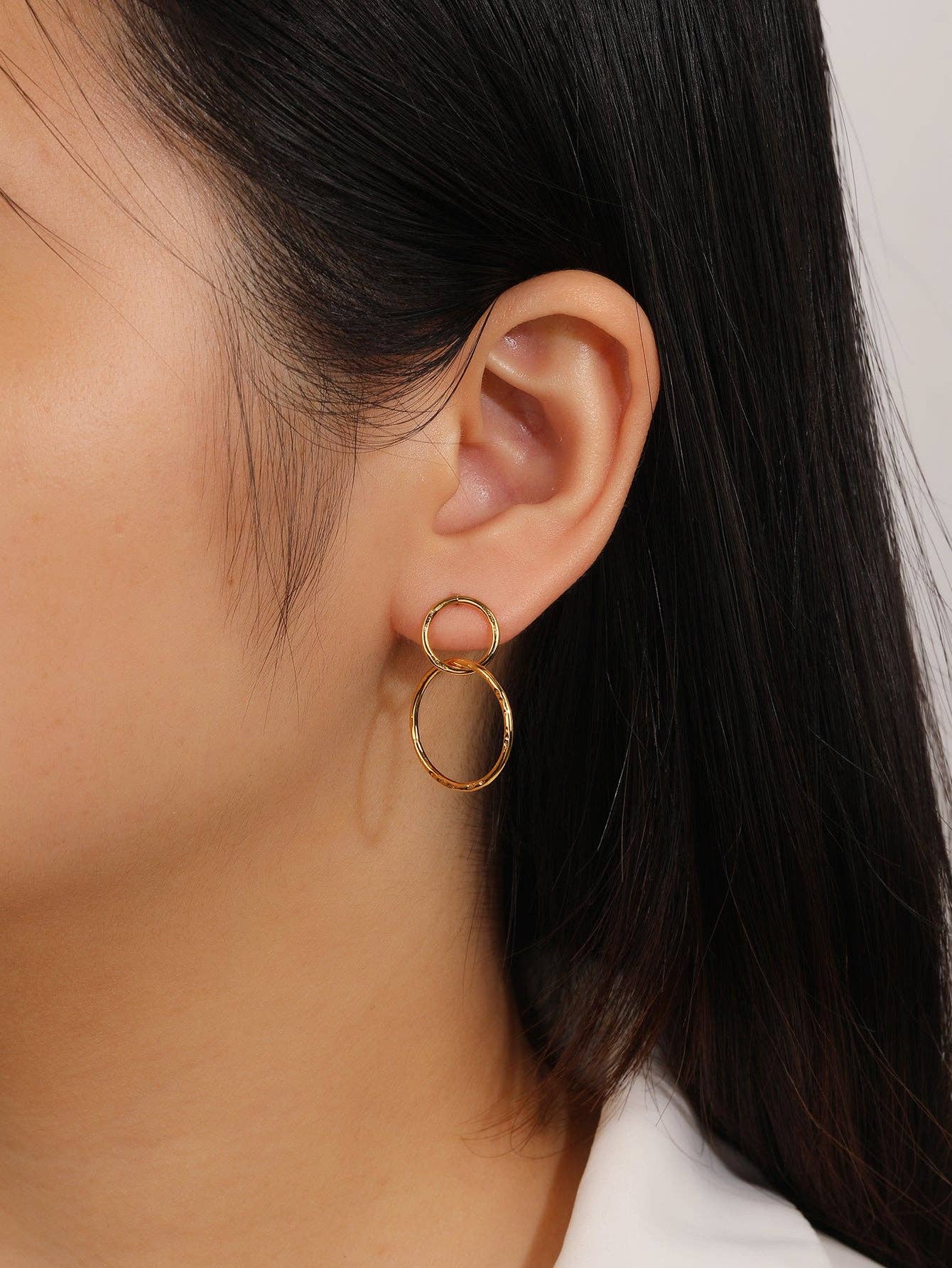 Double Circle Earrings