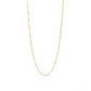 18K Gold PVD Stainless Steel Confetti Chain Necklace: Gold / 16+2"