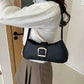 Shoulder Handbag Clutch Purse Faux Leather Bag Black
