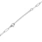 18K Gold PVD Paperclip Carabiner Necklace: Stainless / Gold 18+2"